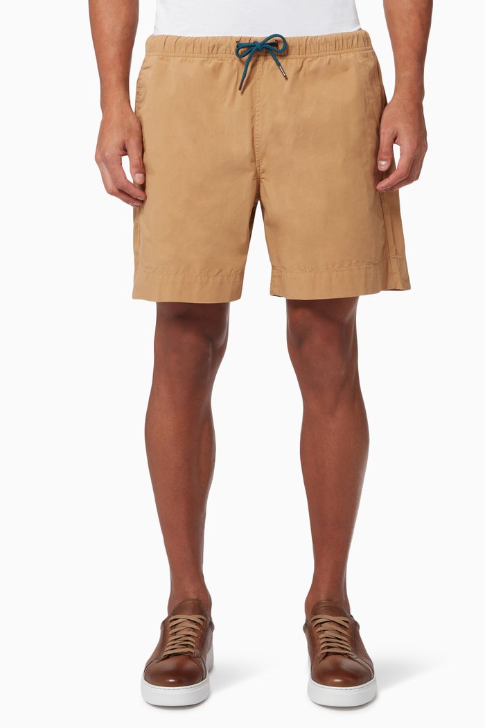 

Sports Shorts in Cotton, Brown
