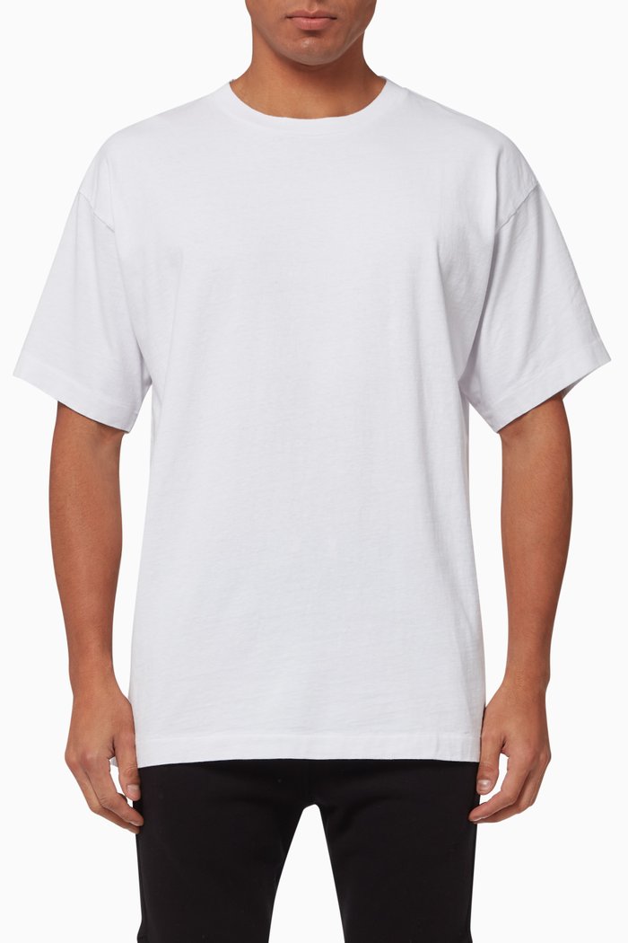 

University T-shirt in Jersey, White