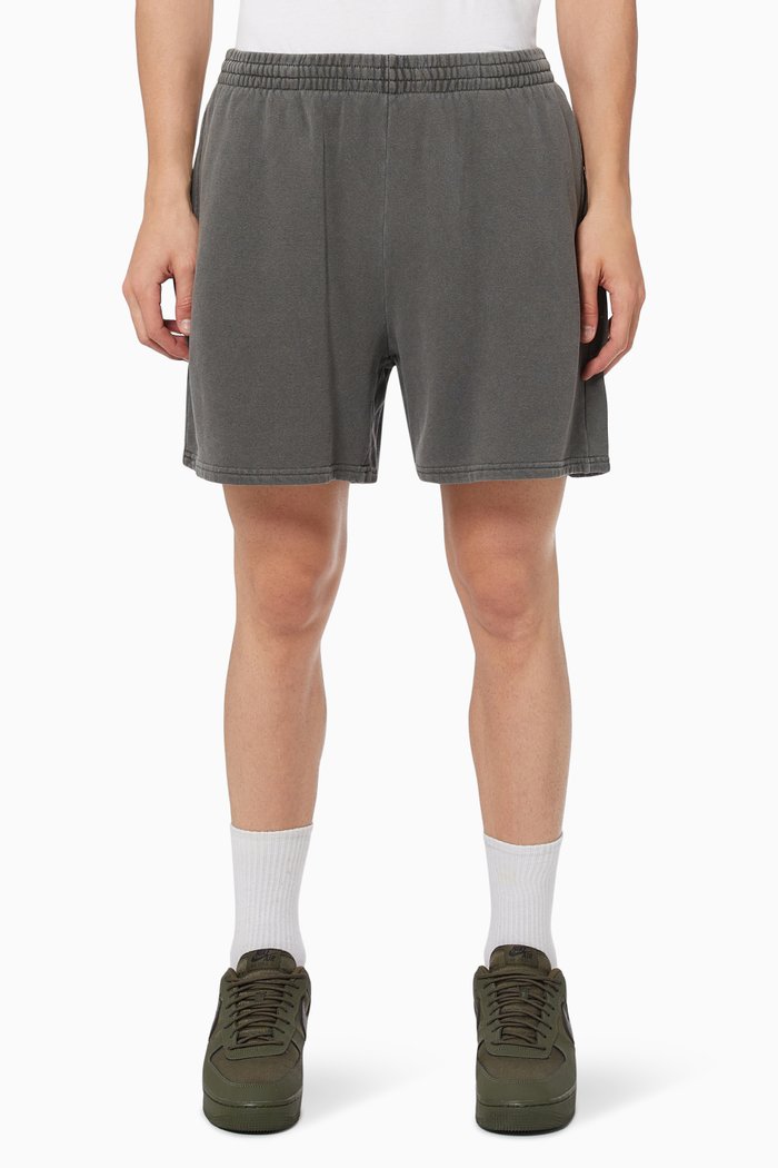 

Interval Shorts in Cotton Fleece, Black
