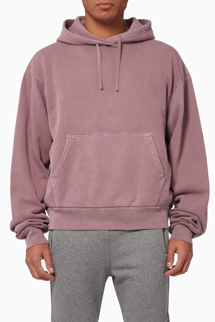 

Interval Hoodie in Mid-Weight Fleece, Red