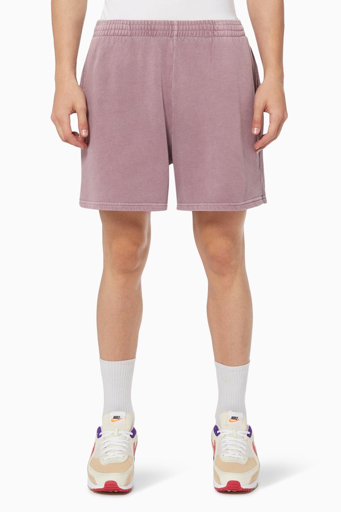 

Interval Shorts in Cotton Fleece, Red