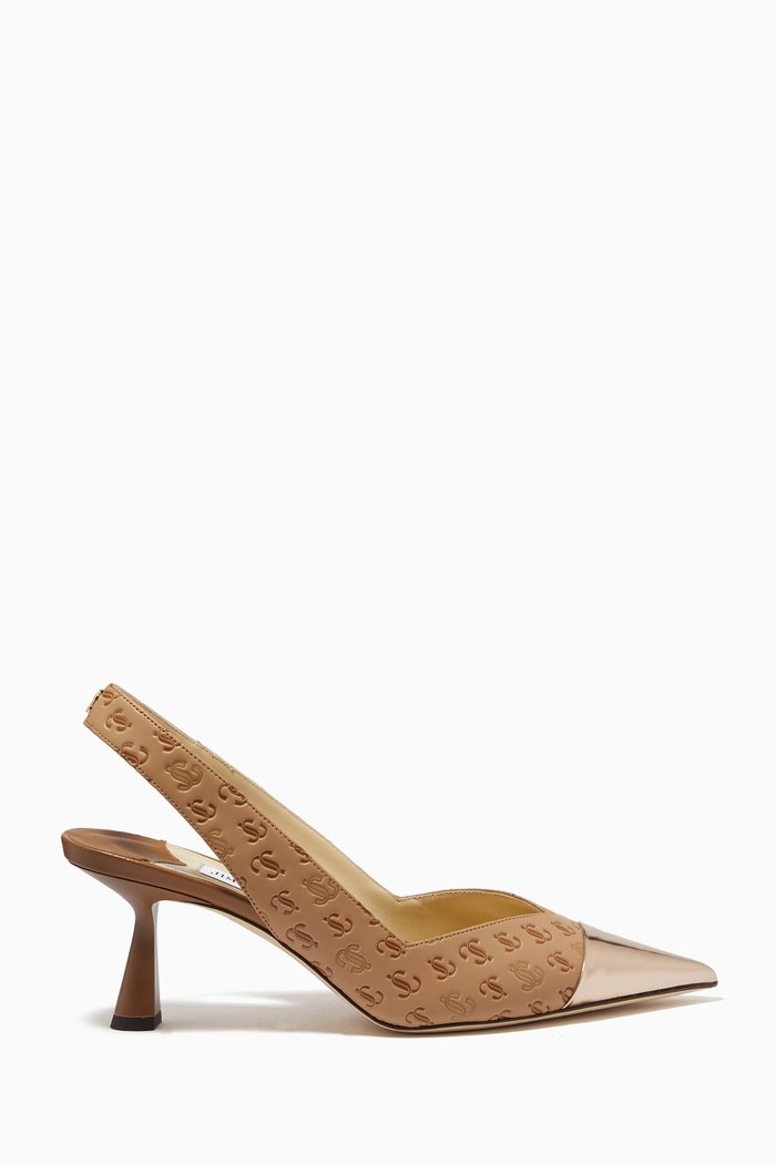 

Liya 65 Slingbacks in JC Leather, Pink