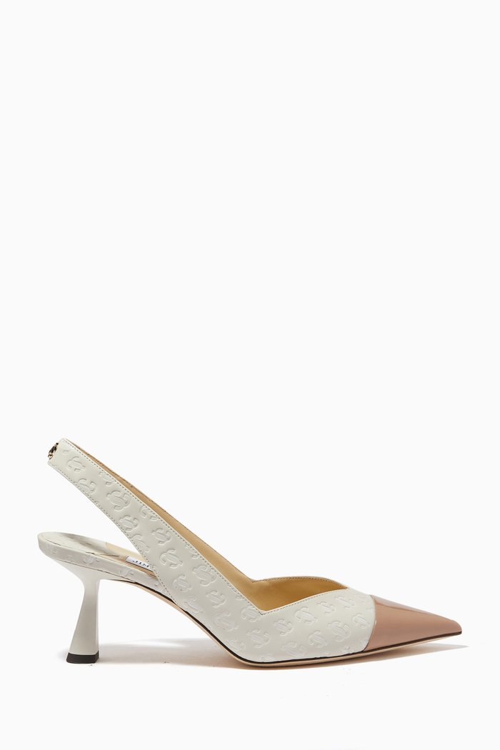 

Liya 65 Slingbacks in JC Leather, Pink