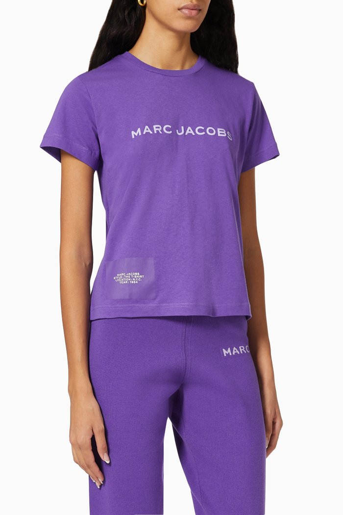 

The T-shirt in Cotton, Purple