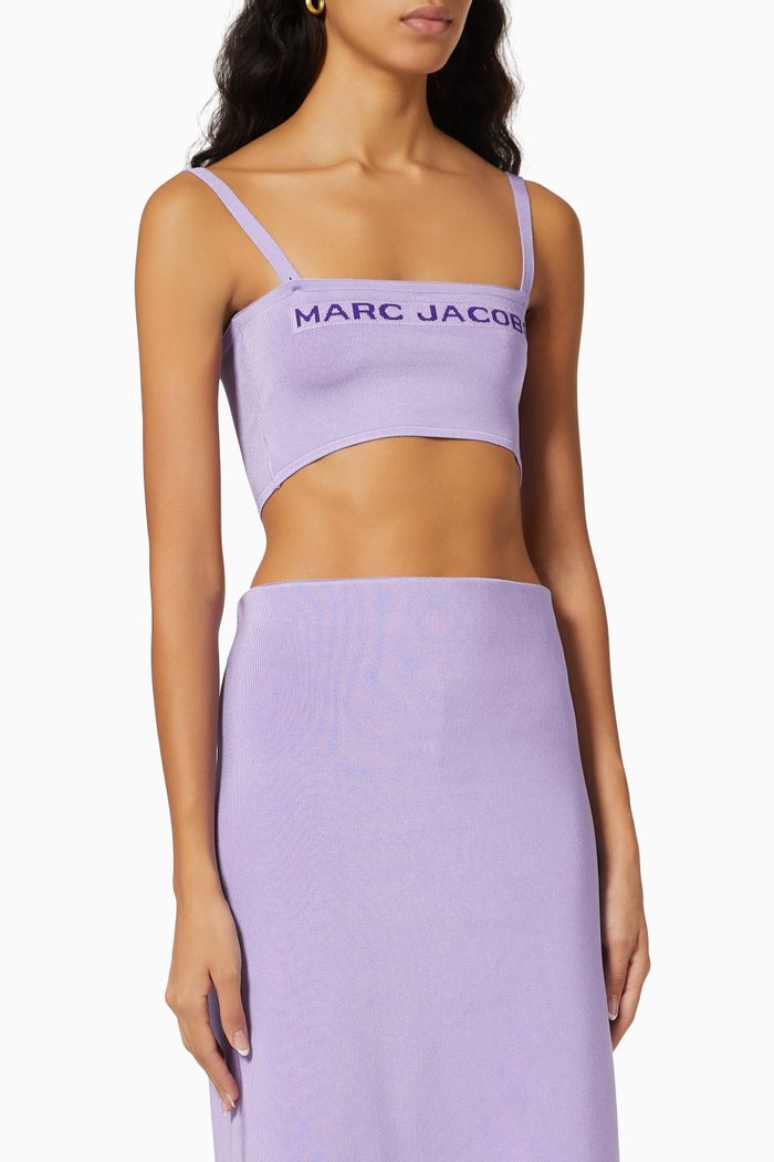 

The Bandeau Top in Viscose Blend, Purple