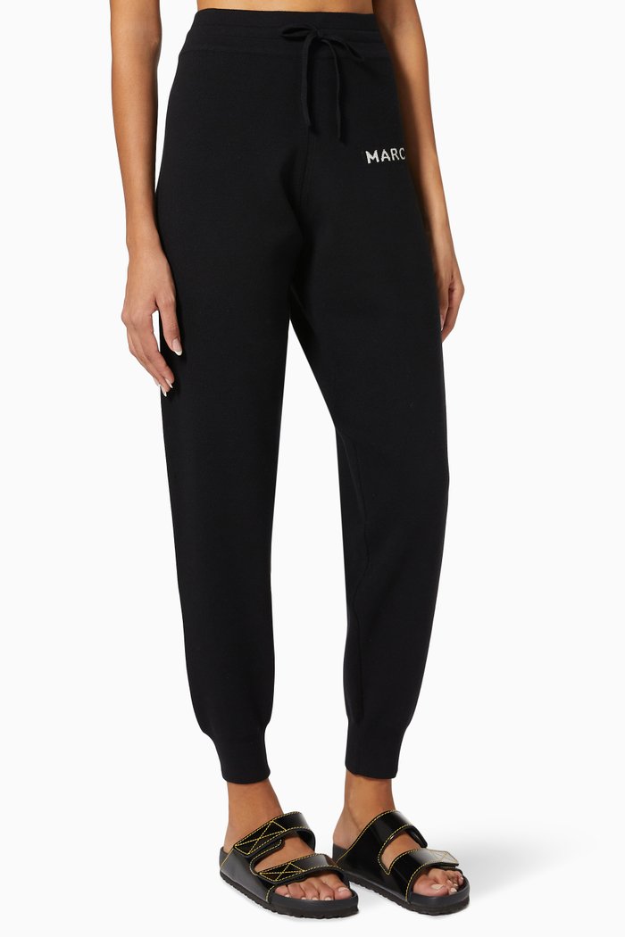 

The Knit Sweatpant in Cotton Blend, Black