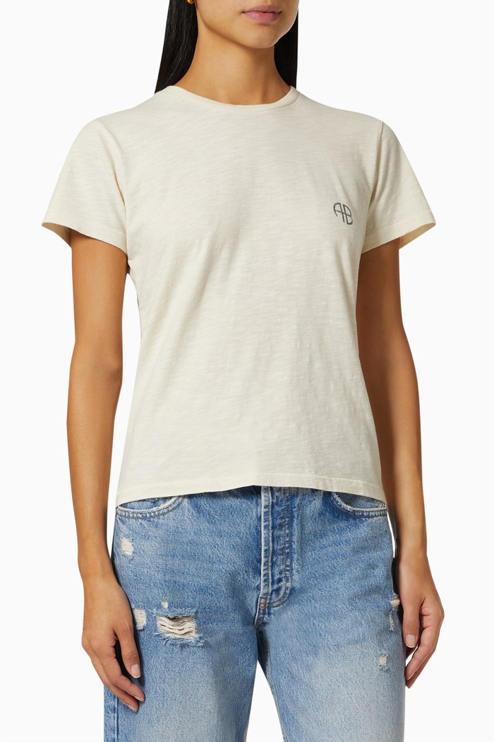 

Levy Motorcycle Club T-shirt in Organic Cotton, Neutral