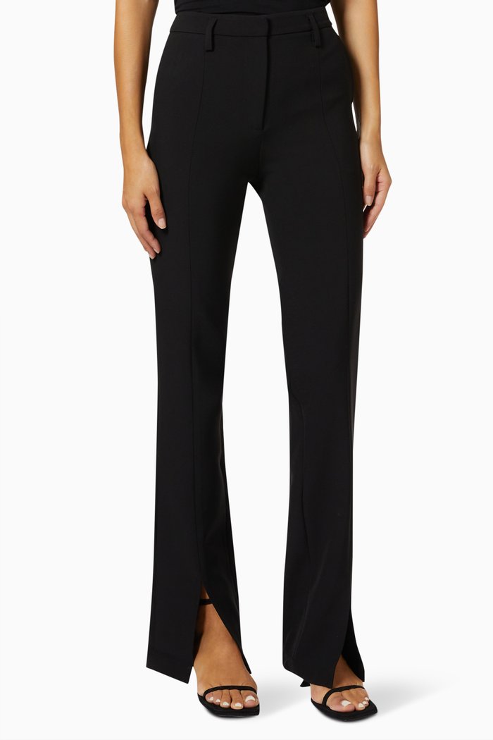 

Joelle Pants in Stretch Crepe, Black