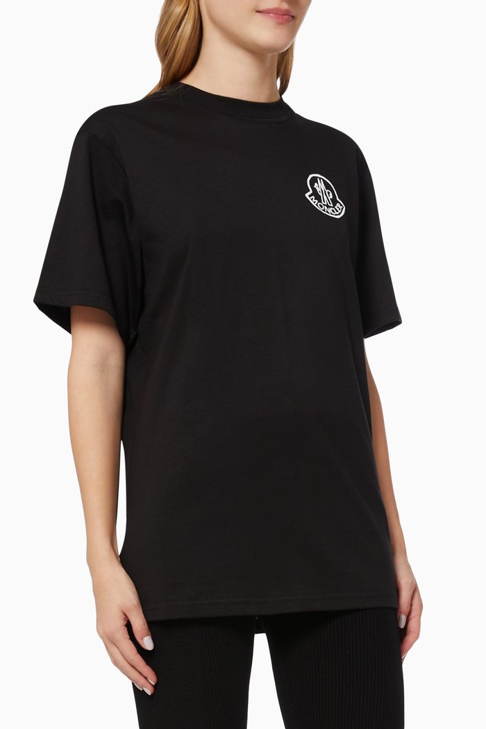 

Logo T-shirt in Cotton Jersey, Black