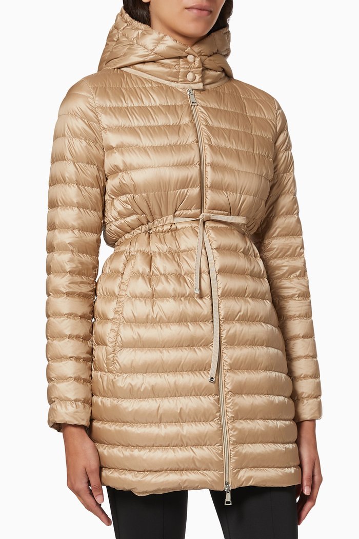 

Barbel Long Parka in Down Quilted Nylon, Neutral