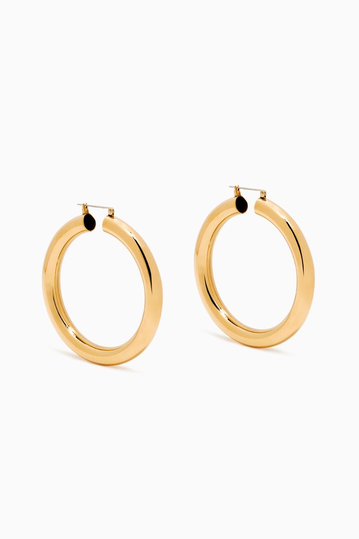 

Oversized Hoop Earrings in 14kt Gold Plating