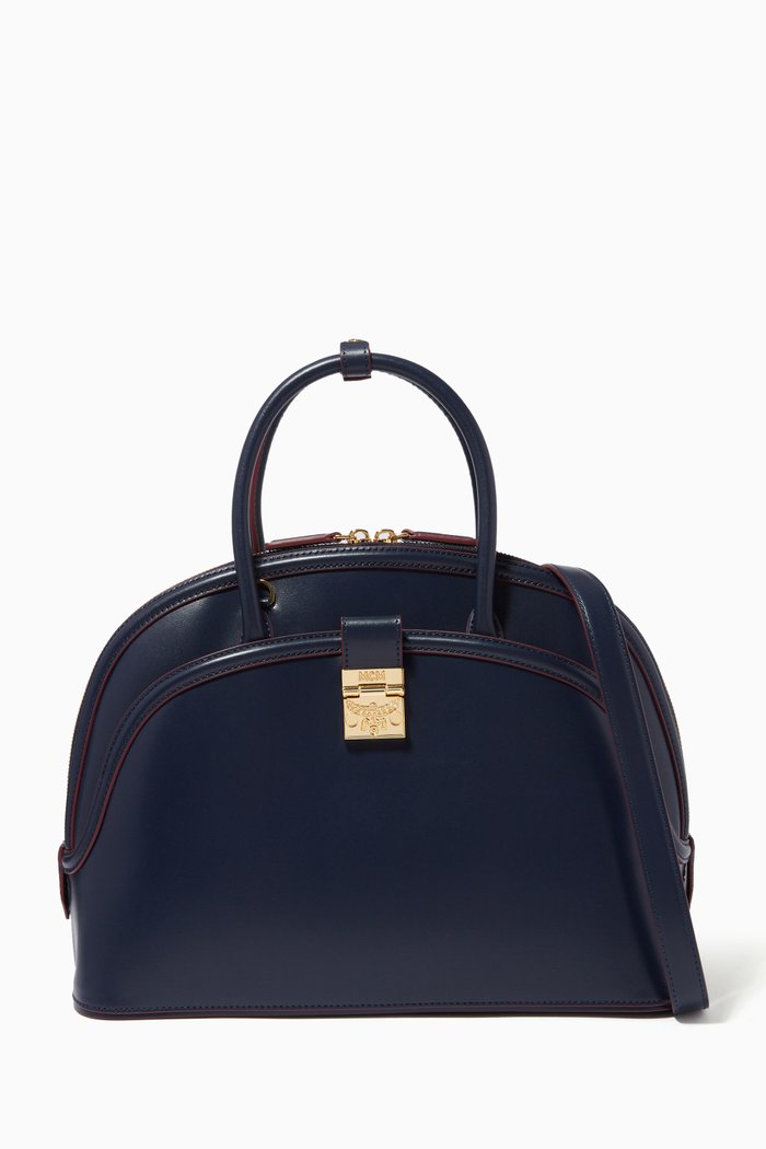 

Large Anna Tote in Spanish Leather, Blue