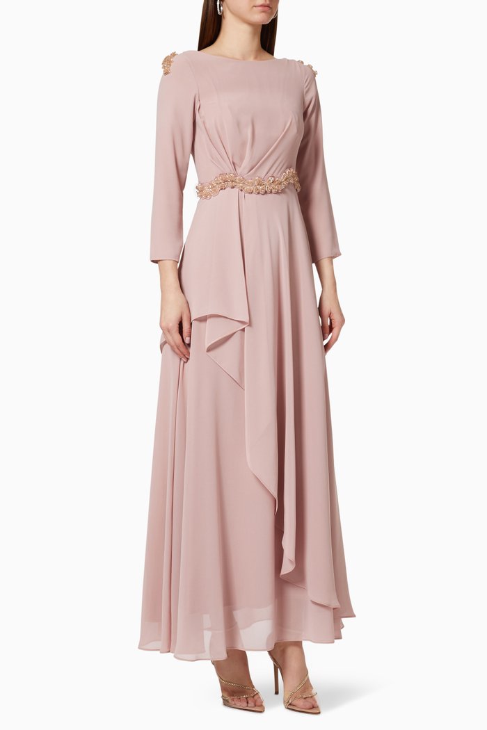 

Bead Embellished Dress, Pink