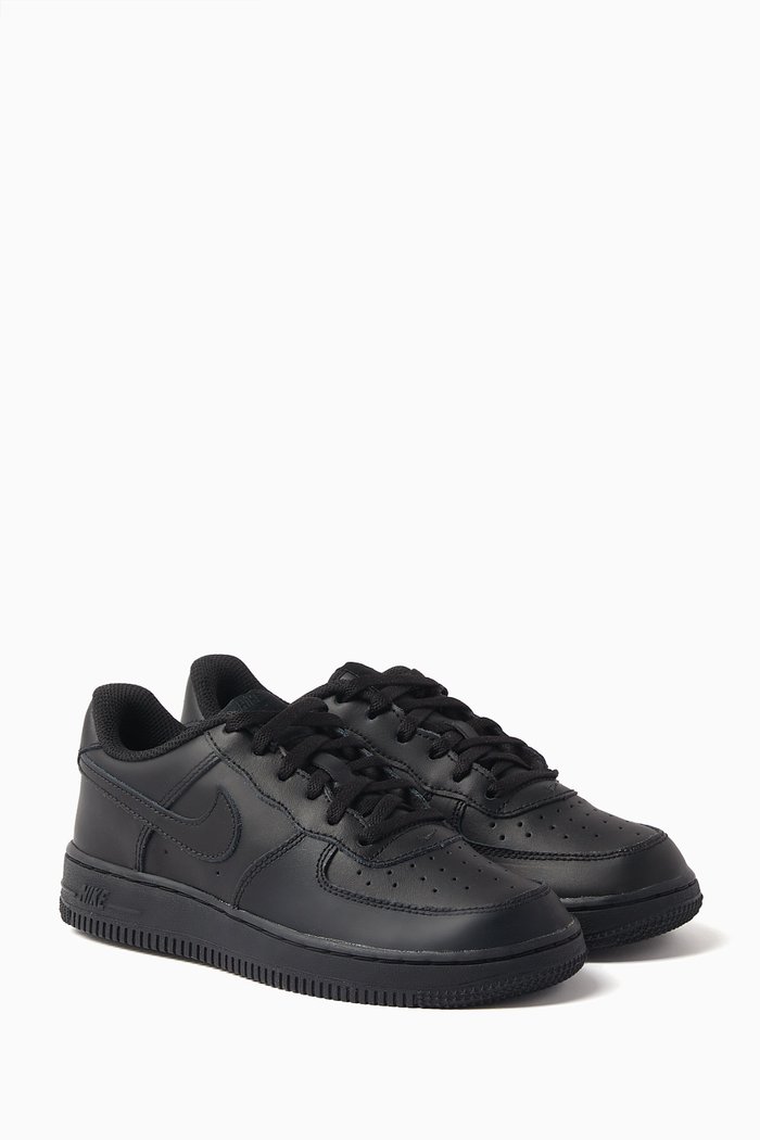 

Junior Force 1 LE Sneakers in Leather, Black