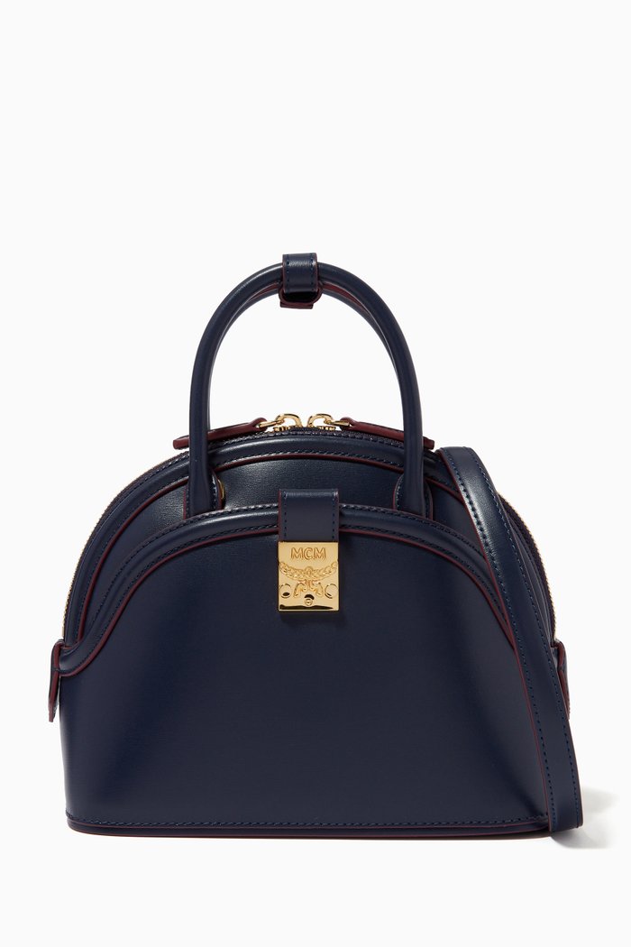 

Small Anna Tote in Spanish Leather, Blue