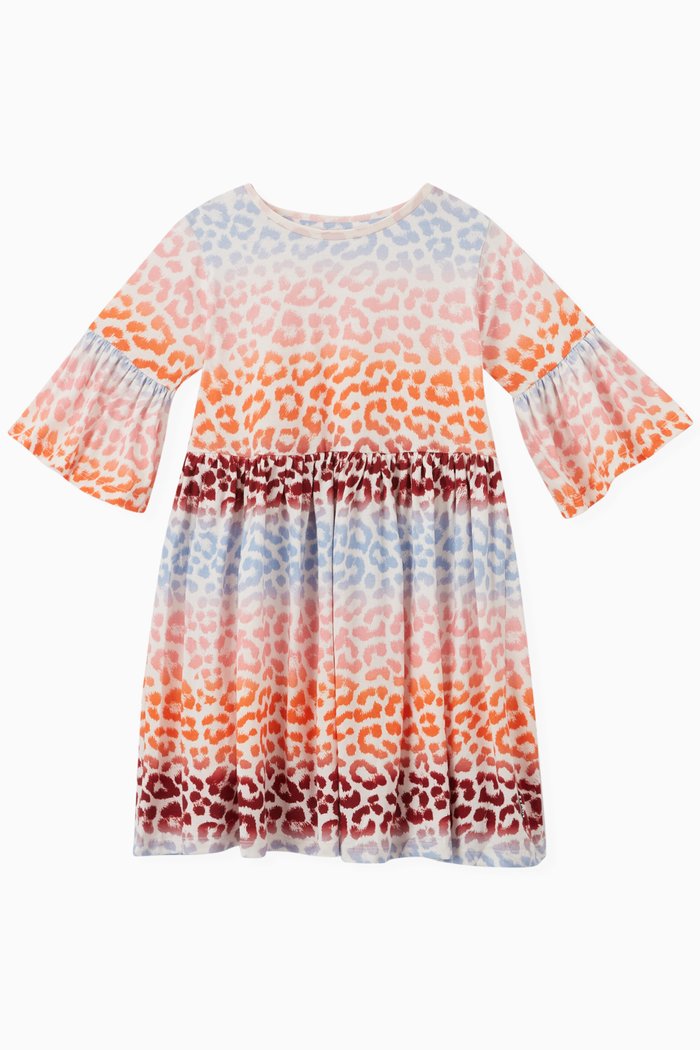 

Leopard Print Dress in Jersey, Multicolour