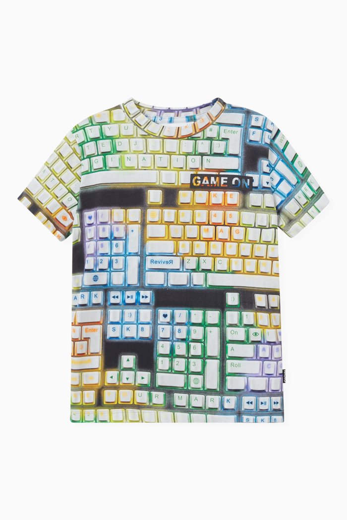 

Road Graphic T-Shirt in Organic Cotton, Multicolour