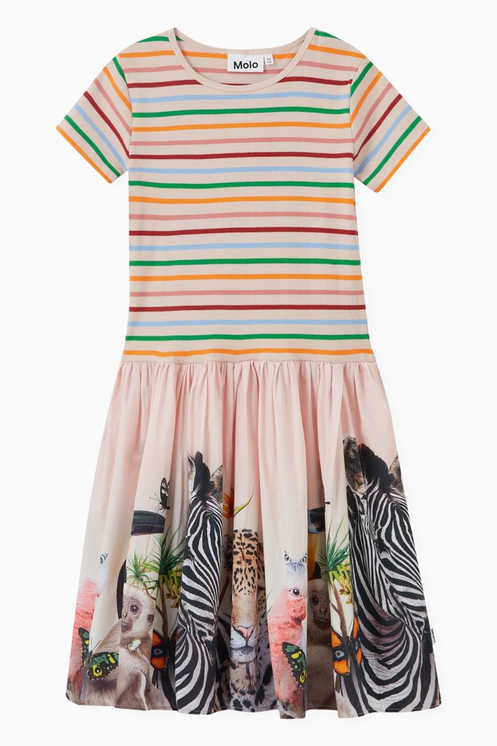 

T-shirt Dress in Poplin, Pink