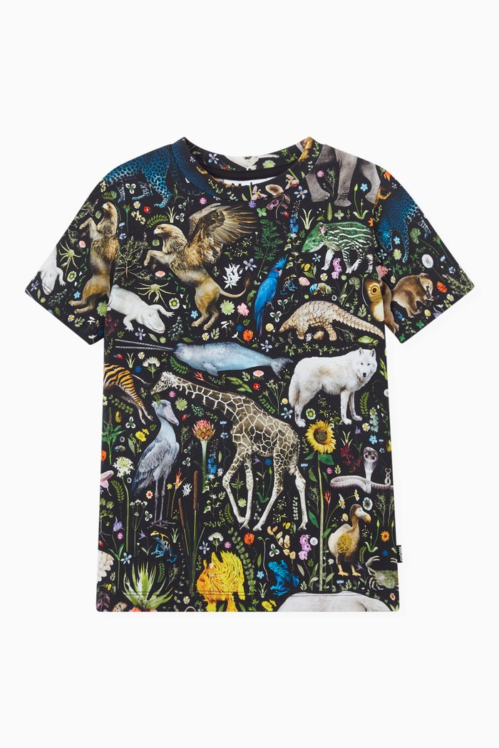 

Ralphie Graphic T-Shirt in Organic Cotton Stretch, Black