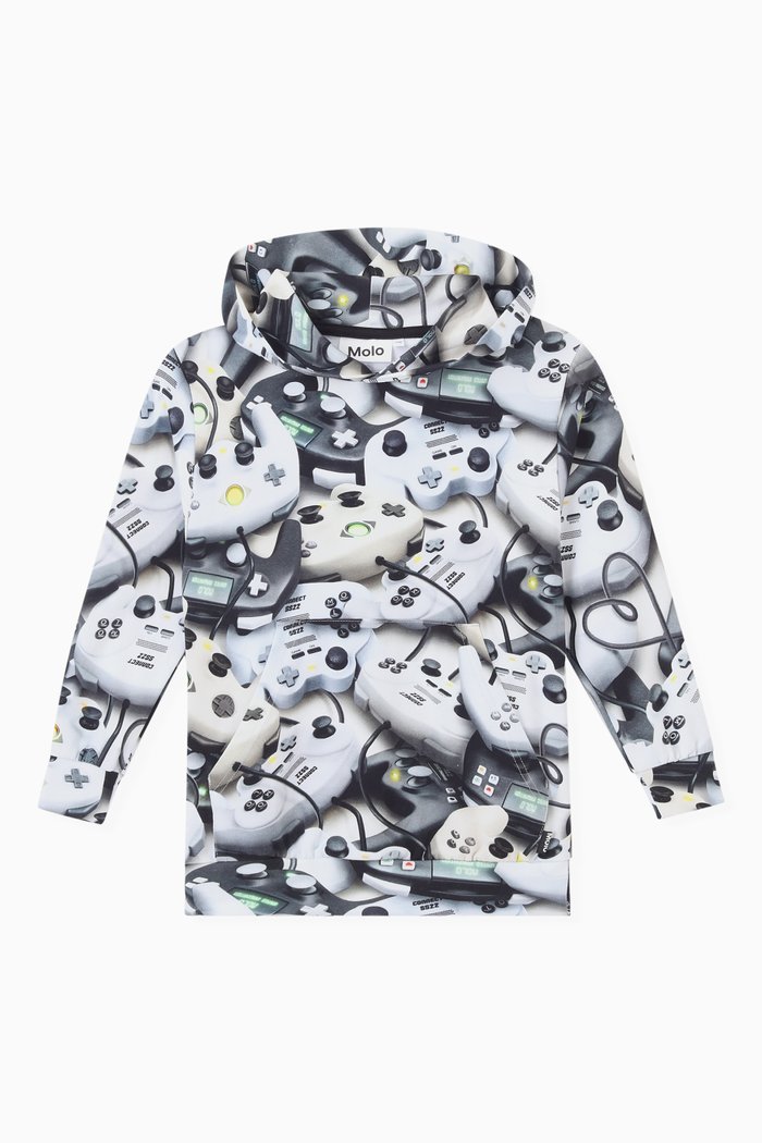 

Gaming Controller Hoodie in Cotton, Multicolour