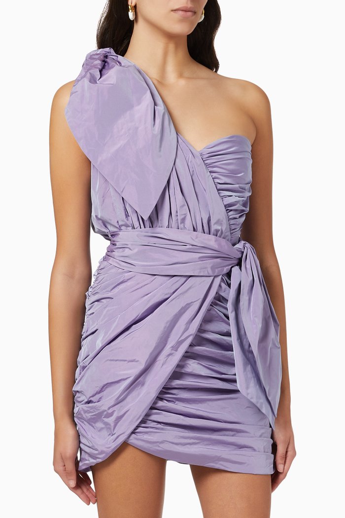 

Knot Mini Dress, Purple