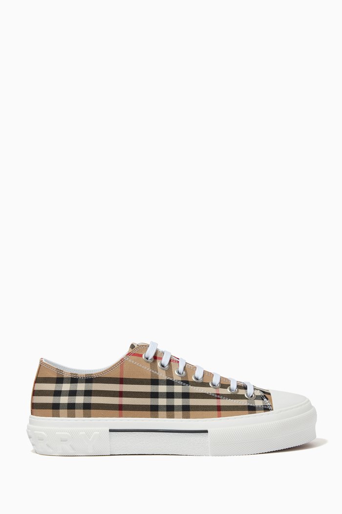 

Sneakers in Vintage Check Cotton, Neutral