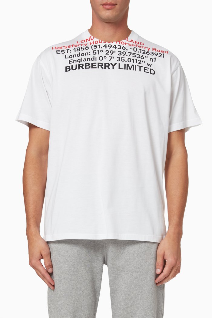 

Jensen T-shirt in Cotton Jersey, White