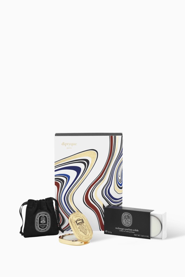 

Eau Capitale Limited Edition Refillable Solid Perfume Gift Box, Multicolour