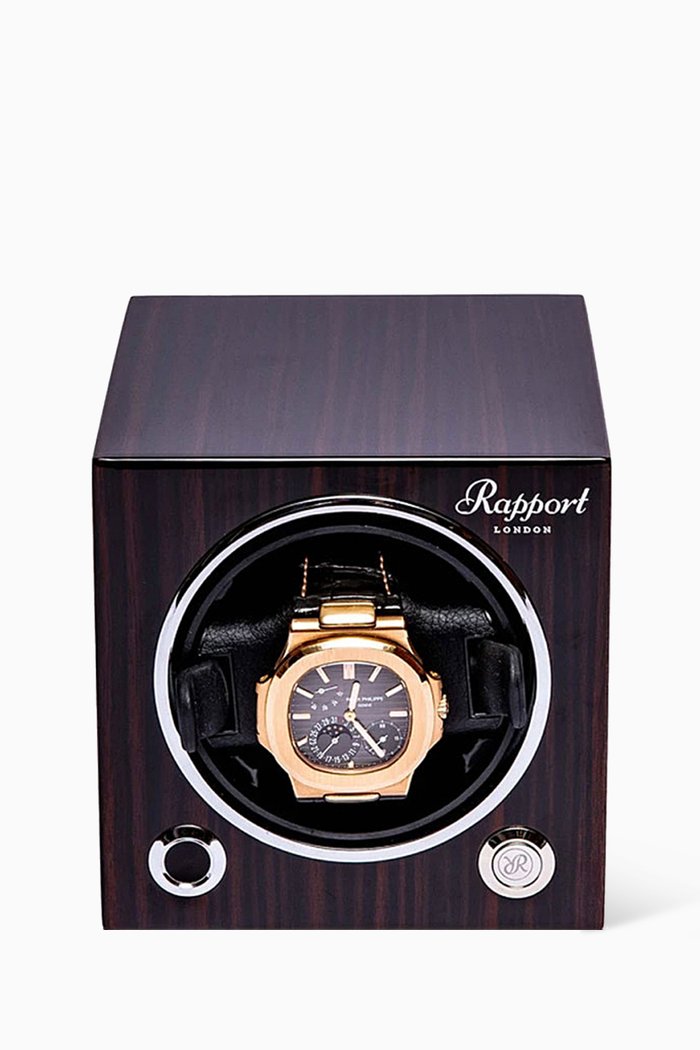 

Evolution Cube MKIII Single Watch Winder, Brown