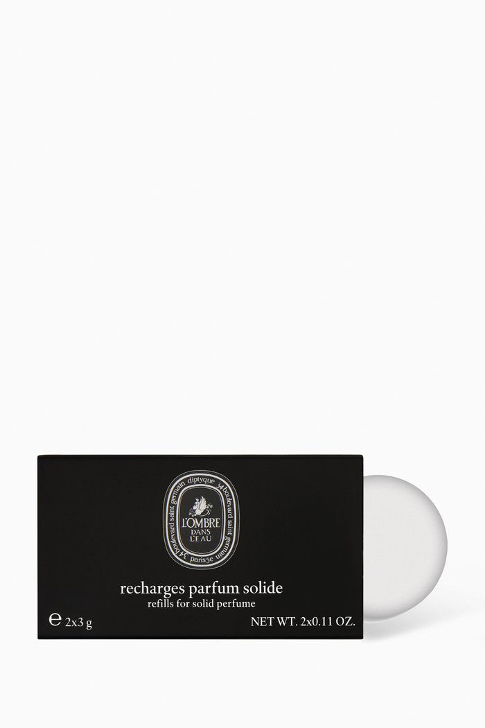 L'ombre Dans L'eau Refills For Solid Perfume, Pack of 2, Colourless