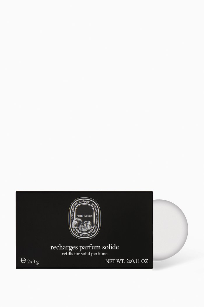 Philosykos Solid Perfume Refills, Pack of 2, Colourless