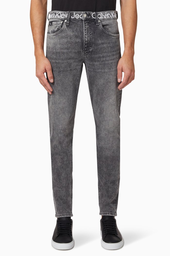 

Slim Fit Jeans in Denim, Grey