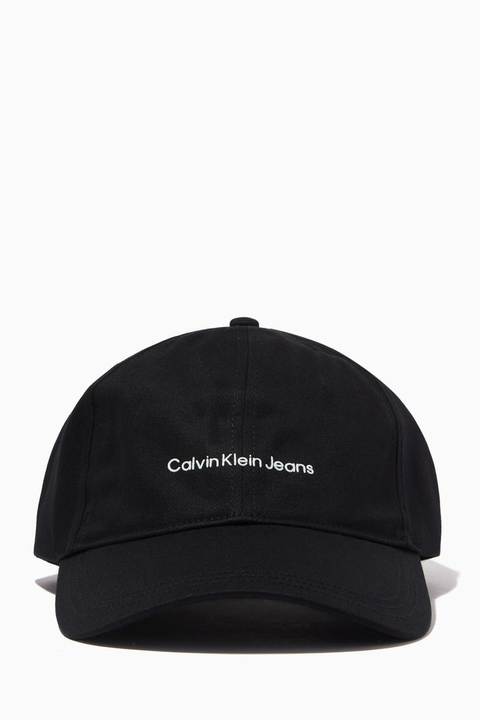 

Institutional Cap in Organic Cotton, Black