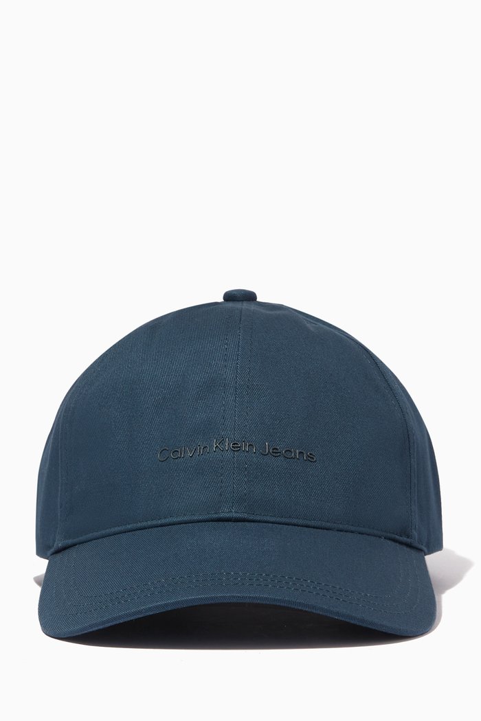 

Institutional Cap in Organic Cotton, Blue