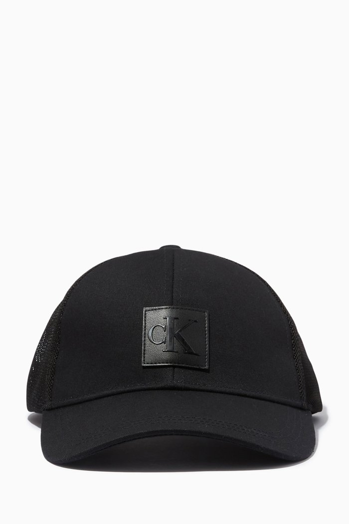 

Trucker High Shine Cap in Twill, Black