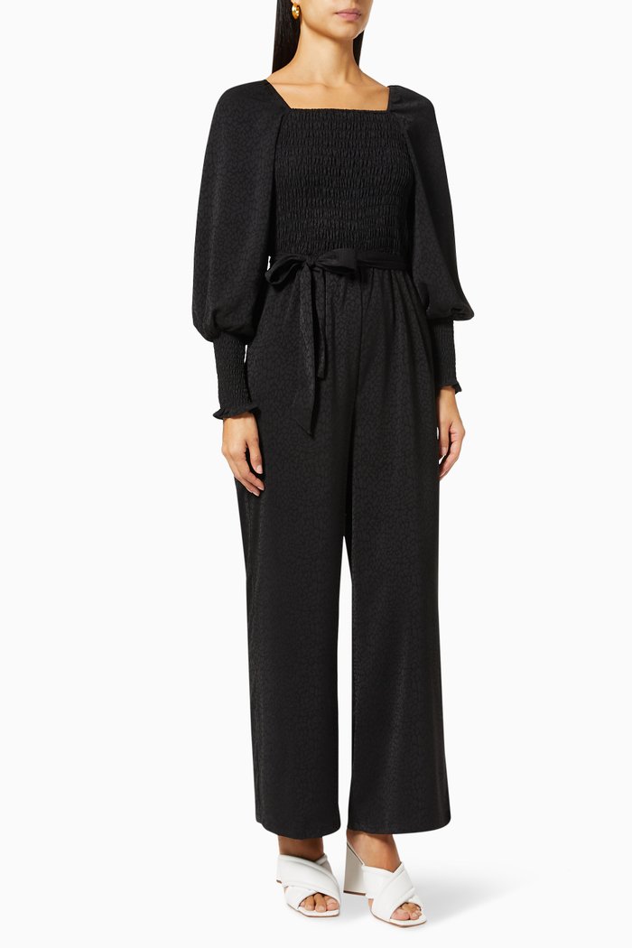 

Yasfiesta Jumpsuit in Crepe, Black