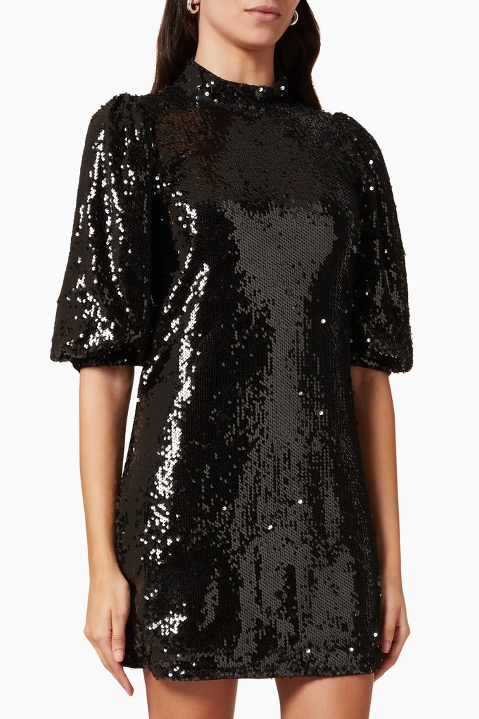 

Yasevelynn Mini Party Dress, Black