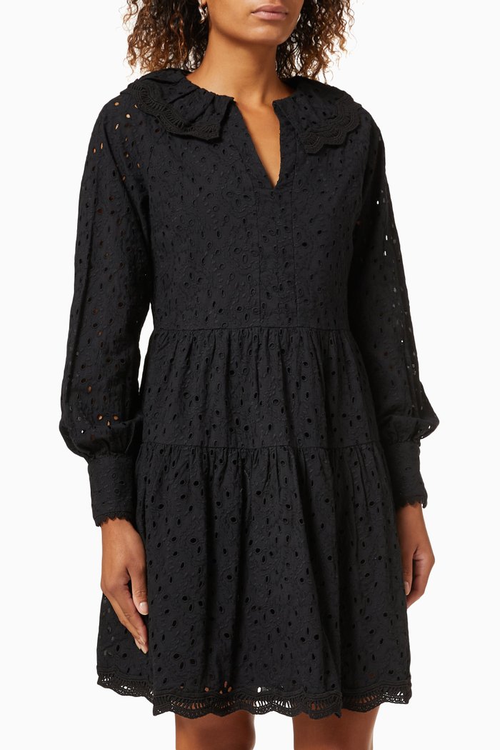 

Yasblicco Dress in Organic Cotton, Black