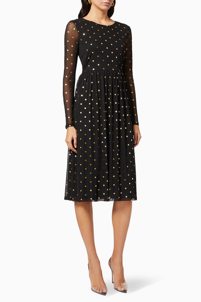 

Yaspenny Midi Dress, Black