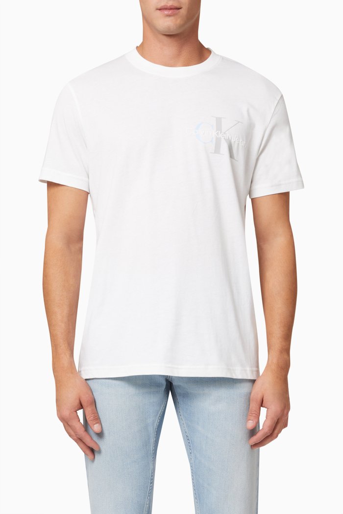 

Monogram T-shirt in Cotton Jersey, White