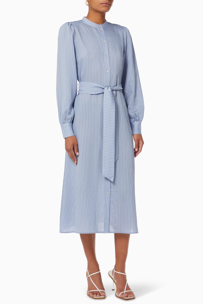 

Yassalli Shirt Dress in LENZING™ ECOVERO™, Blue