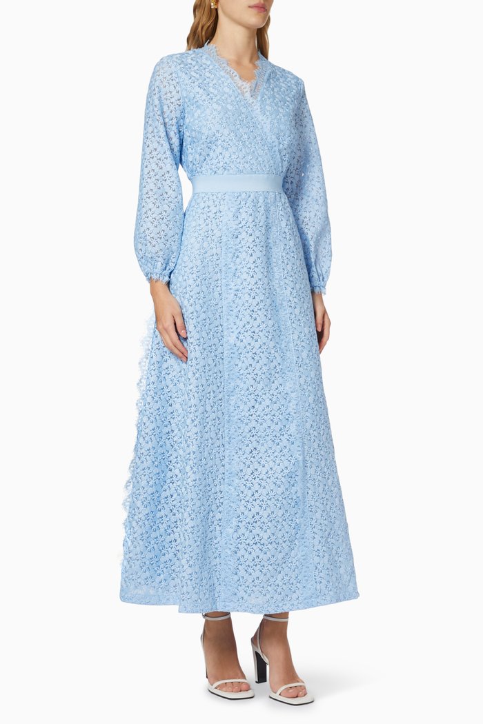 

Yasmarina Dress in Lace, Blue