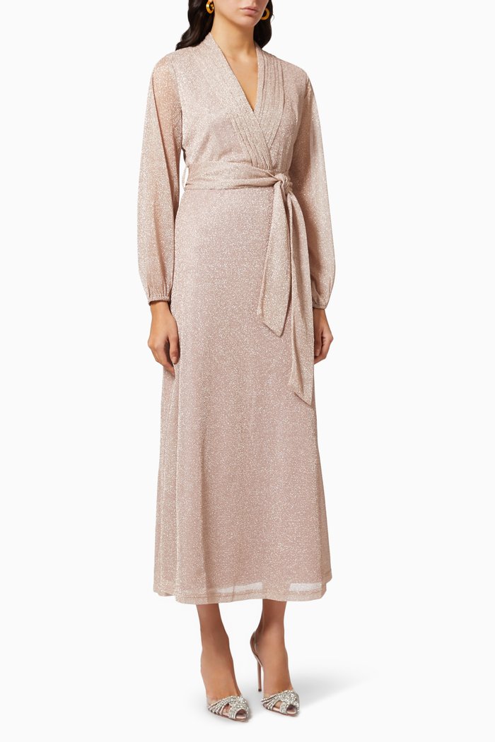 

Yascinda Wrap Maxi Dress, Neutral