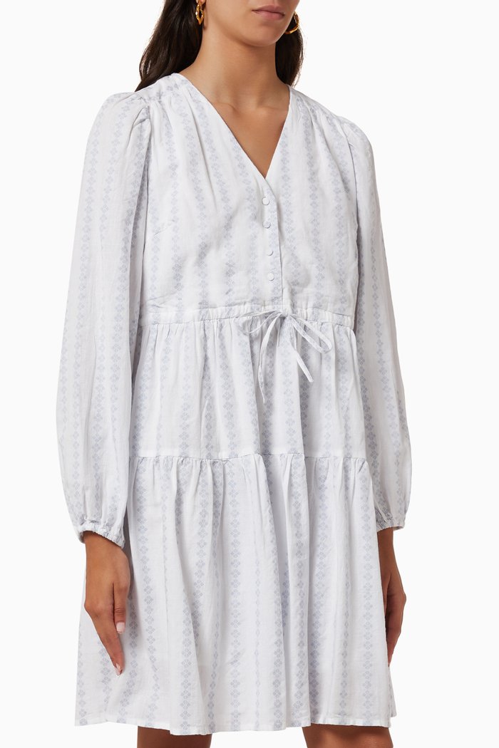 

Yasvilora Shirt Dress in Organic Cotton, White