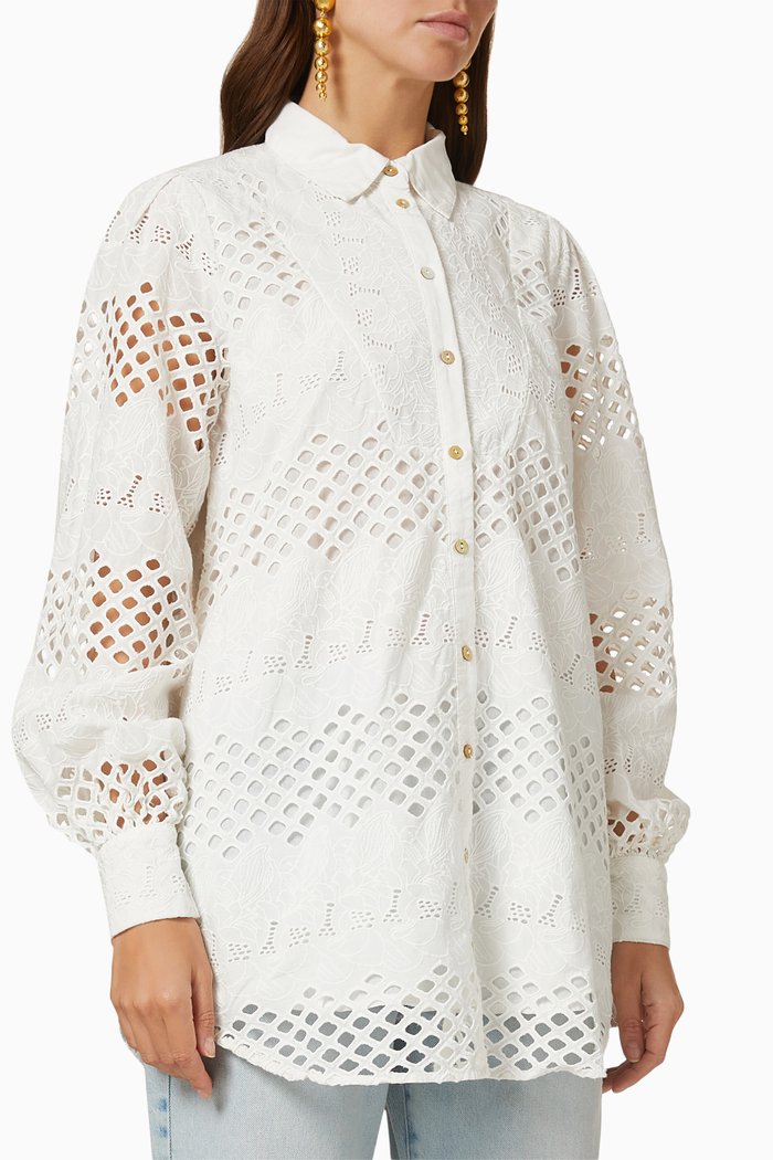 

Yashamalla Shirt in Organic Cotton, White