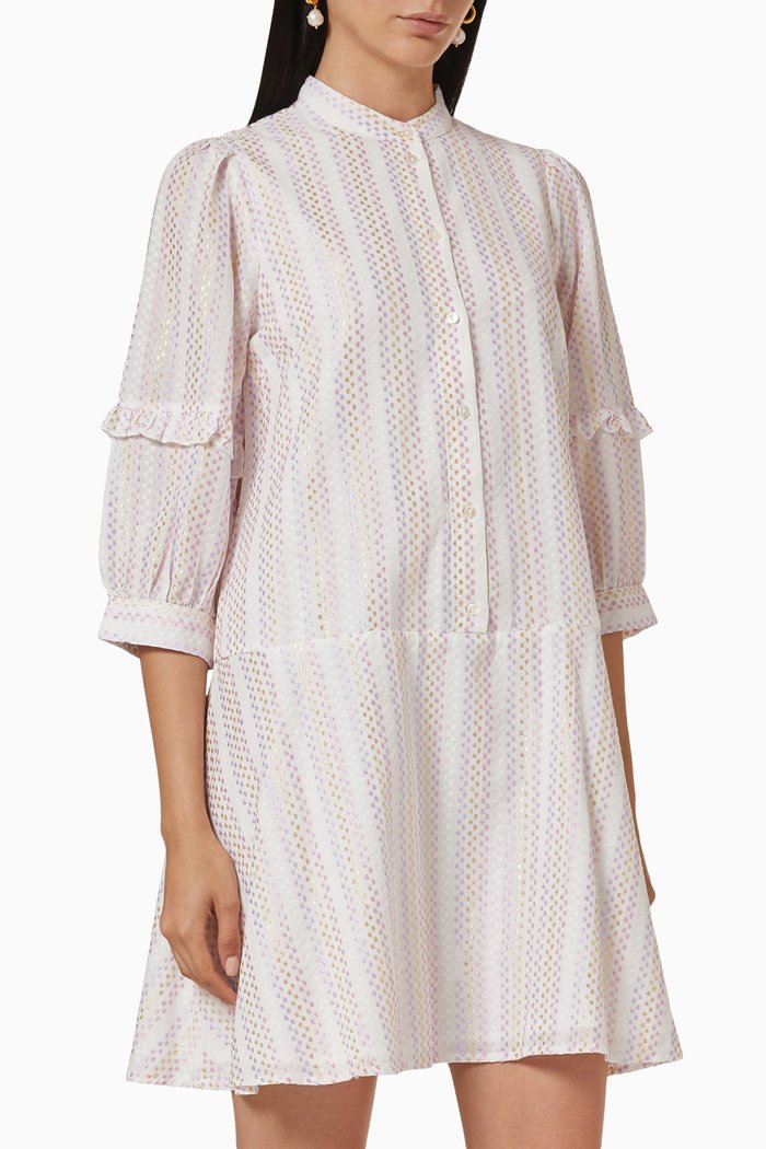 

Yasprisma Mini Dress in Organic Cotton, White