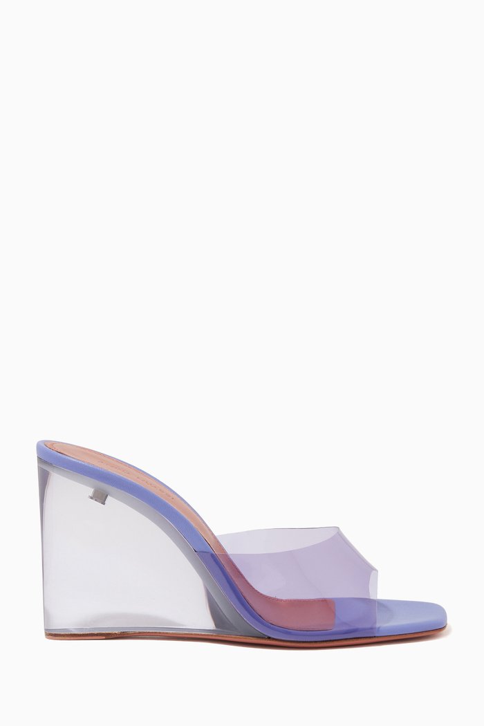 

Lupita Glass Wedge in PVC, Purple