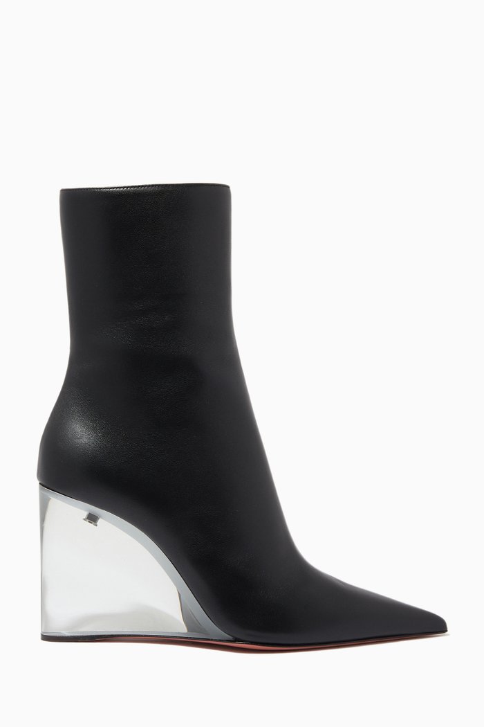 

Pernille Booties in Nappa, Black