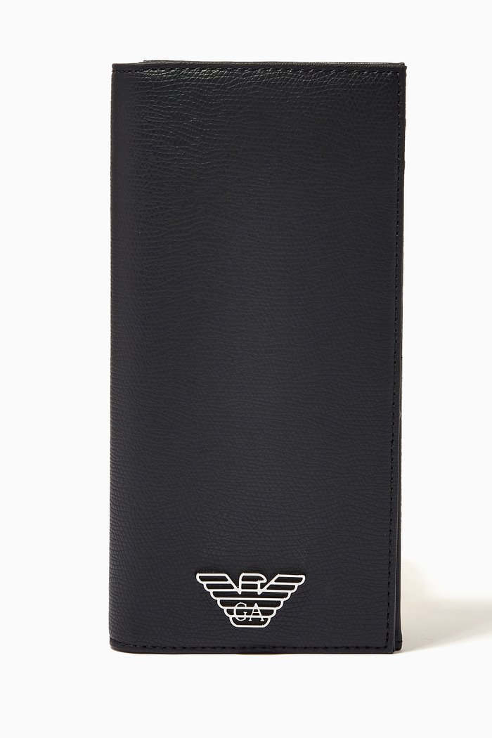 

Eagle Logo Currency Holder in Nylon, Black