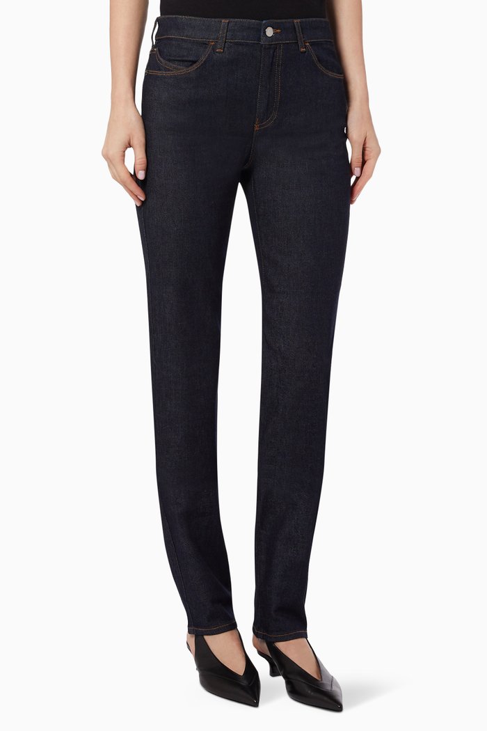 

J18 Slim Fit Jeans in Stretch Denim, Blue